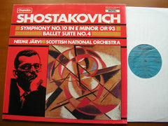 SHOSTAKOVICH: SYMPHONY No. 10 / BALLET SUITE    JARVI / SCOTTISH NATIONAL ORCHESTRA   ABRD 1319