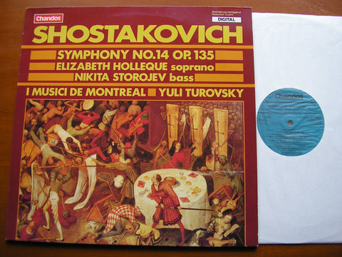 SHOSTAKOVICH: SYMPHONY No. 14    SOLOISTS / I MUSICI DE MONTREAL / YULI TUROVSKY   ABRD 1232