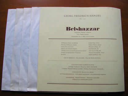 HANDEL: BELSHAZZAR   TEAR / PALMER / LEHANE / CONCENTUS MUSICUS / HARNONCOURT    635326