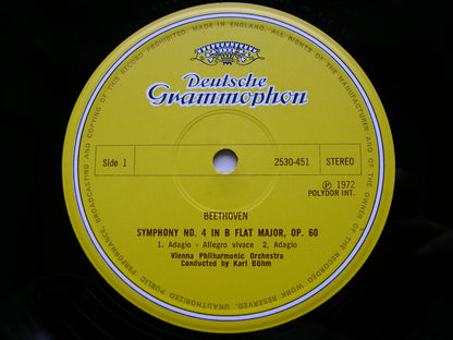 BEETHOVEN: SYMPHONY No. 4    BOHM / VIENNA PHILHARMONIC   2530 451