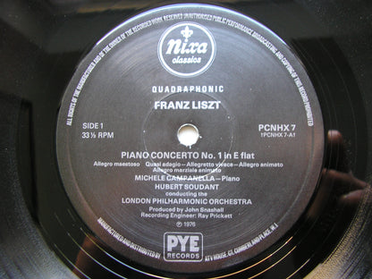LISZT: PIANO CONCERTOS Nos. 1 & 2    CAMPANELLA / LONDON PHILHARMONIC / SOUDANT   PCNHX 7
