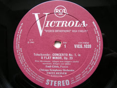 TCHAIKOVSKY: PIANO CONCERTO No. 1    GILELS / CHICAGO SYMPHONY / REINER    VICS 1039