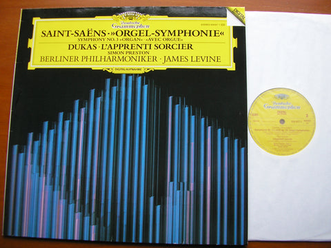 SAINT - SAENS: SYMPHONY No. 3 / DUKAS: L'APPRENTI SORCIER    LEVINE / BERLIN PHILHARMONIC   419 617