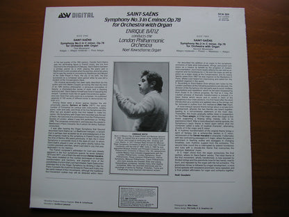 SAINT - SAENS: SYMPHONY No. 3     BATIZ / LONDON PHILHARMONIC   DCA 524