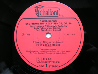 SAINT - SAENS: SYMPHONY No. 3    TJEKNAVORIAN / ROYAL LIVERPOOL PHILHARMONIC   SDG 312