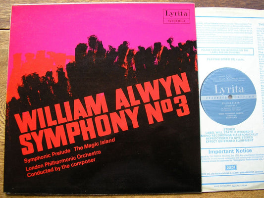 lyrita, srcs, 1972, original, decca, pressing,