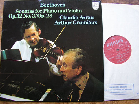 BEETHOVEN: SONATAS FOR VIOLIN AND PIANO  CLAUDIO ARRAU / ARTHUR GRUMIAUX / 9500 263