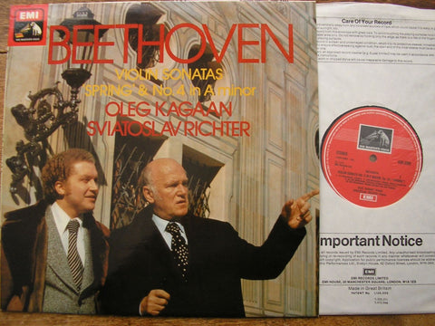 BEETHOVEN: VIOLIN SONATAS Nos. 4 & 5 SVIATOSLAV RICHTER / OLEG KAGAAN ASD 3295