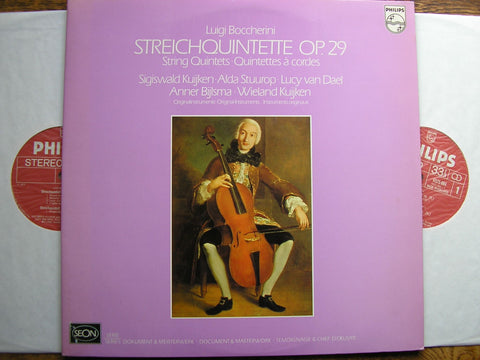 BOCCHERINI: STRING QUINTETS / SIGISWALD KUIJKEN / ANNER BIJLSMA  6775 024