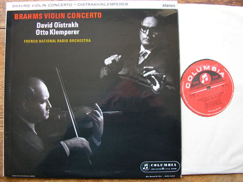 BRAHMS: VIOLIN CONCERTO DAVID OISTRAKH / FNRO / OTTO KLEMPERER  SAX 2411