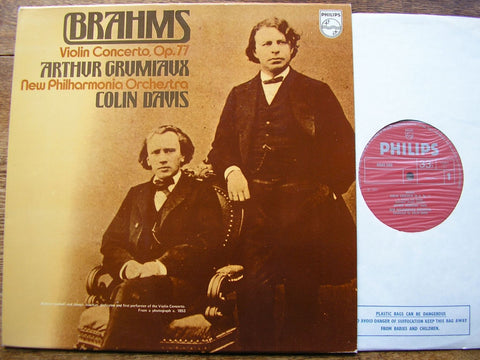 BRAHMS: VIOLIN CONCERTO / GRUMIAUX / NPO / DAVIS  6500 299