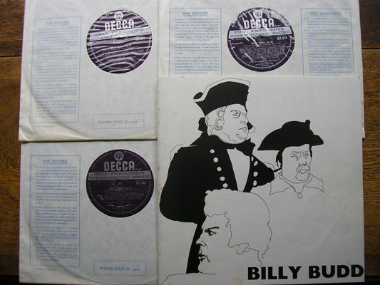 decca, 1968, original, wide, band, grooved, libretto, mottling,