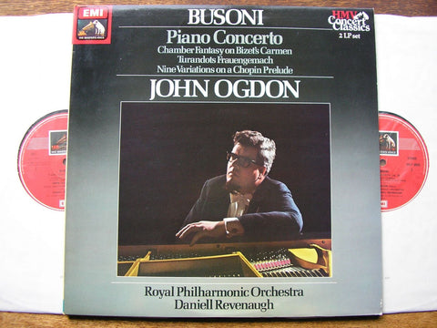 BUSONI: PIANO CONCERTO / SONATINA / NINE VARIATIONS  OGDON / RPO / RAVENAUGH  SXDW 3053