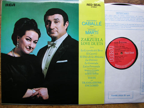 CABALLE & MARTI SING ZARZUELA LOVE DUETS: GURIDI / CABALLERO / TORROBA / VIVES CABALLE / BERNABE MARTI / SO /  MARCO SB 6781