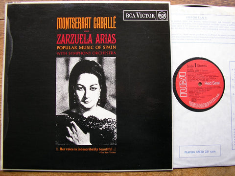CABALLE SINGS ZARZUELA ARIAS: CHAPI / VIVES / LUNA / SERRANO / FERNANDEZ MONTSERRAT CABALLE / SO / EUGENIO MARCO SB 6699