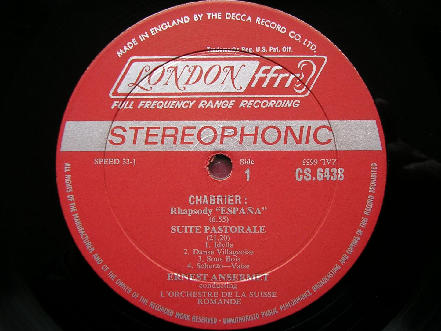 london, 6438, 1965, decca, pressing, wide, band, grooved,