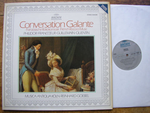 CONVERSATION GALANTE: PHILIDOR / QUENTIN / FRANCOEUR / GUILLEMAIN REINHARD GOEBEL / MUSICA ANTIQUA KOLN 2534 006