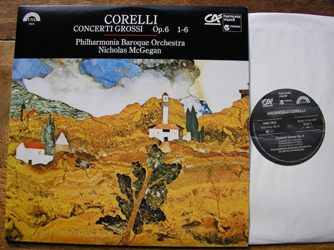 CORELLI: CONCERTI GROSSI Op. 6 Nos. 1 - 6 NICHOLAS McGEGAN / PHILHARMONIA BAROQUE ORCHESTRA HMU 7014