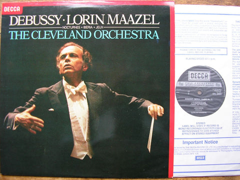 DEBUSSY: NOCTURNES / IBERIA / JEUX LORIN MAAZEL / CLEVELAND ORCHESTRA SXL 6904