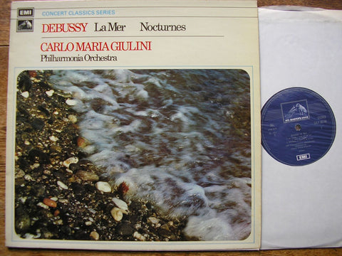 DEBUSSY: NOCTURNES / LA MER CARLO MARIA GIULINI / PHILHARMONIA SXLP 30146