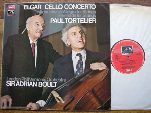 ELGAR: CELLO CONCERTO / INTRODUCTION & ALLEGRO / SERENADE FOR STRINGS PAUL TORTELIER / LPO / BOULT ASD 2906