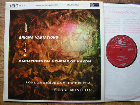 ELGAR: ENIGMA VARIATIONS / BRAHMS: HAYDN VARIATIONS MONTEUX / LSO SB 2108