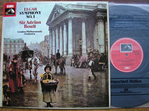 ELGAR: SYMPHONY No. 1   SIR ADRIAN BOULT / LONDON PHILHARMONIC   ASD 3330