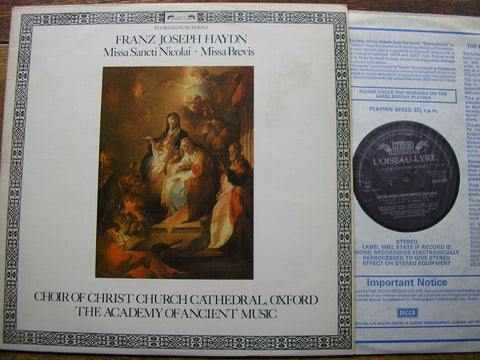 HAYDN: MISSA SANCTI NICOLAI / MISSA BREVIS CHRISTCHURCH CHOIR / ACOAM / PRESTON DSLO 538