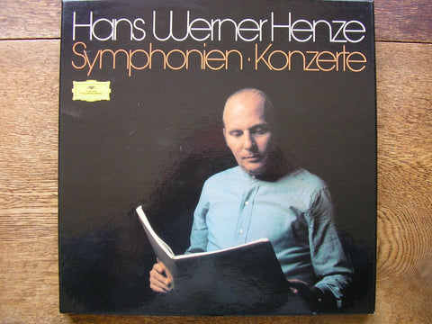 HENZE: THE SIX SYMPHONIES / THREE CONCERTOS KARR / ESCHENBACH / HOLLIGER / LSO / BPO / LPO / SACHER / HENZE 2740 150