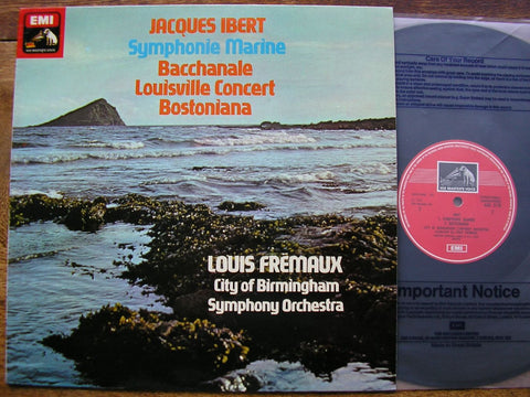 IBERT: SYMPHONIE MARINE / BACCHANALE / BOSTONIANA LOUIS FREMAUX / CBSO ASD 3176