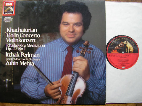 KHACHATURIAN: VIOLIN CONCERTO / TCHAIKOVSKY: MEDITATION ITZHAK PERLMAN  / IPO / MEHTA EL270108-1