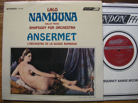 LALO: NAMOUNA / DIVERTISSEMENT / RAPSODIE ERNEST ANSERMET / SUISSE ROMANDE CS 6536