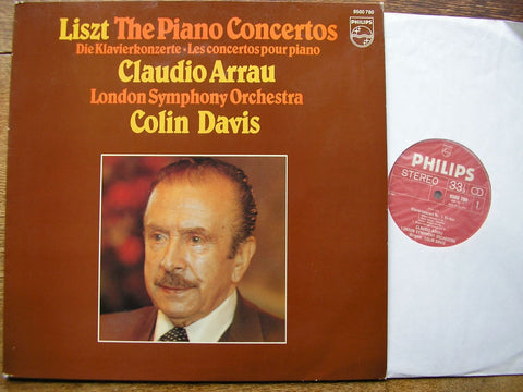 LISZT: PIANO CONCERTOS Nos. 1 & 2 CLAUDIO ARRAU / LSO / COLIN DAVIS 9500 780