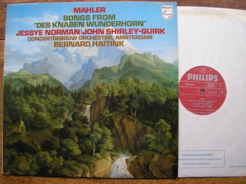 MAHLER: DES KNABEN WUNDERHORN JESSYE NORMAN / JOHN SHIRLEY-QUIRK / COA / BERNARD HAITINK 9500 316