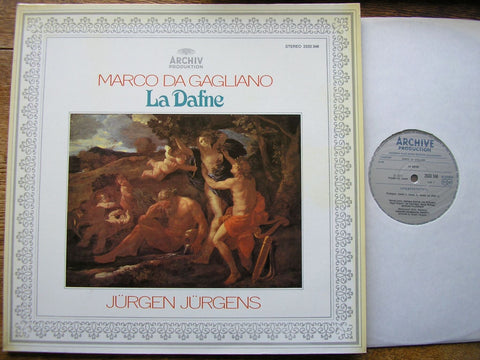 MARCO DA GAGLIANO: LA DAFNE SOLOISTS / CAH / JURGEN JURGENS ARCHIV 2533 348