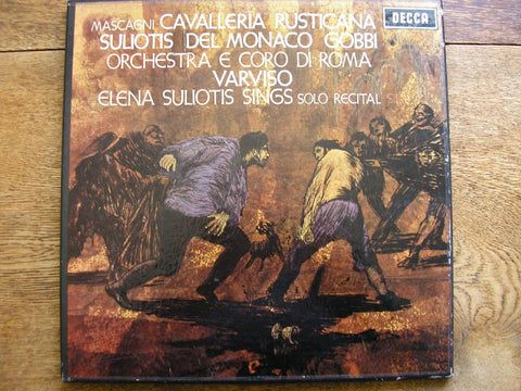 MASCAGNI: CAVALLERIA RUSTICANA SULIOTIS / DEL MONACO / GOBBI / VARVISO SET 343 - 344