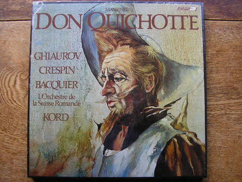 MASSENET: DON QUICHOTTE GHIAUROV / CRESPIN / BACQUIER / SRO / KORD LONDON OSA 13134