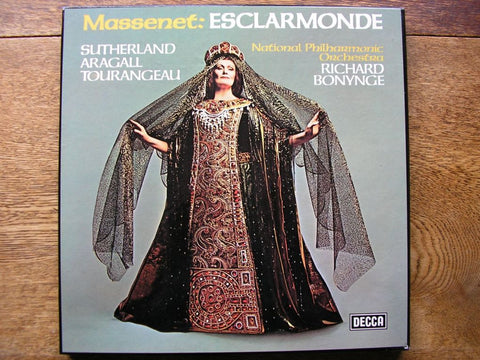 MASSENET: ESCLARMONDE SUTHERLAND / GRANT / ARAGALL / TOURANGEAU / NPO / BONYNGE SET 612-4