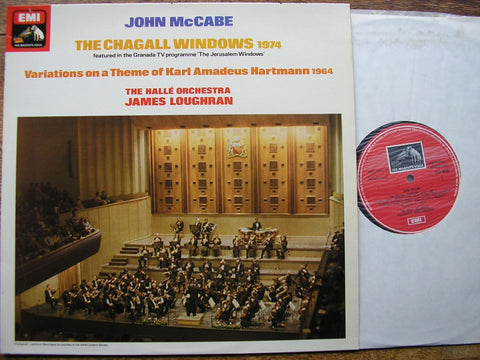 McCABE: THE CHAGALL WINDOWS / VARIATIONS LOUGHRAN / HALLE ORCHESTRA ASD 3096