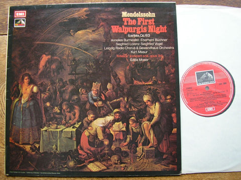 MENDELSSOHN: THE FIRST WALPURGIS NIGHT SOLOISTS / LEIPZIG GEWANDHAUS ORCHESTRA / MASUR ASD 3009