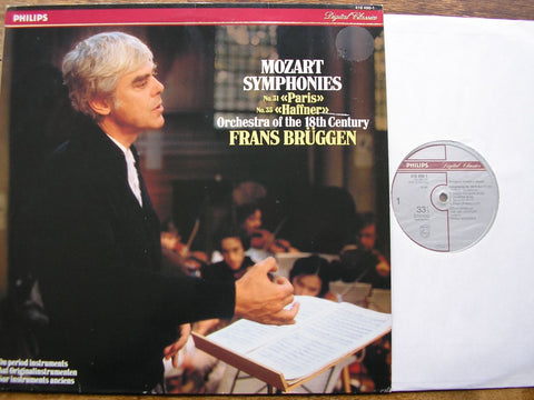 MOZART: SYMPHONIES Nos. 31 & 35 FRANS BRUGGEN / ORCHESTRA OF THE 18th CENTURY 416 490 1