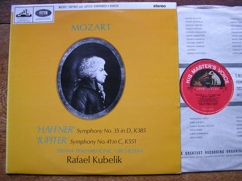 MOZART: SYMPHONIES Nos. 35 & 41 RAFAEL KUBELIK / VPO ASD 617