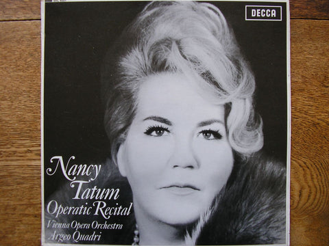 NANCY TATUM SINGS OPERATIC ARIAS VIENNA OPERA / QUADRI SXL 6221