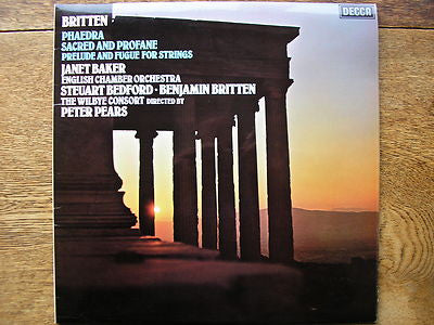 BRITTEN: PHAEDRA / SACRED & PROFANE / PRELUDE   JANET BAKER / ECO / BEDFORD    SXL 6847