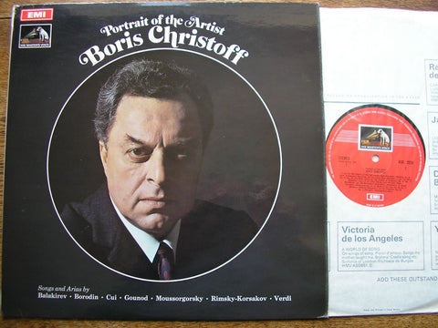 PORTRAIT OF THE ARTIST: BORIS CHRISTOFF SINGS ARIAS & SONGS ASD 2559