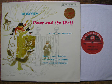 PROKOFIEV: PETER & THE WOLF PETER USTINOV / PHILHARMONIA / KARAJAN SAX 2375