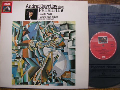 PROKOFIEV: PIANO SONATA No. 8 / TEN PIECES FROM 'ROMEO & JULIET' ANDREI GAVRILOV ASD 3802