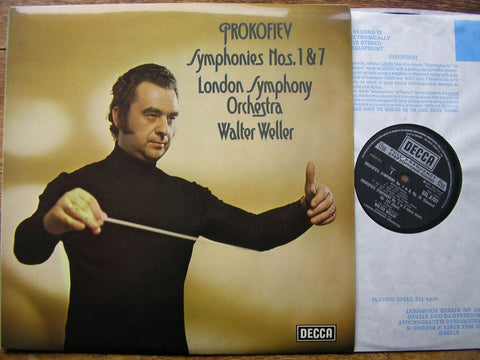 PROKOFIEV: SYMPHONIES Nos. 1 & 7 WALTER WELLER / LONDON SYMPHONY SXL 6702