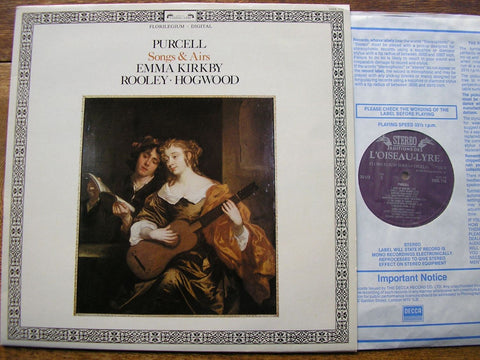 PURCELL: SONGS & AIRS EMMA KIRKBY / CHRISTOPHER HOGWOOD / ANTHONY ROOLEY DSDL 713