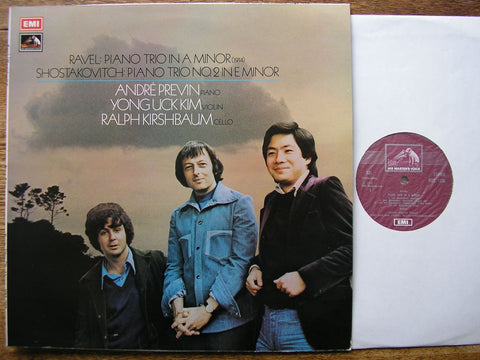 RAVEL: PIANO TRIO in A Minor / SHOSTAKOVITCH: PIANO TRIO No. 2 PREVIN / KIM / KIRSHBAUM HQS 1330